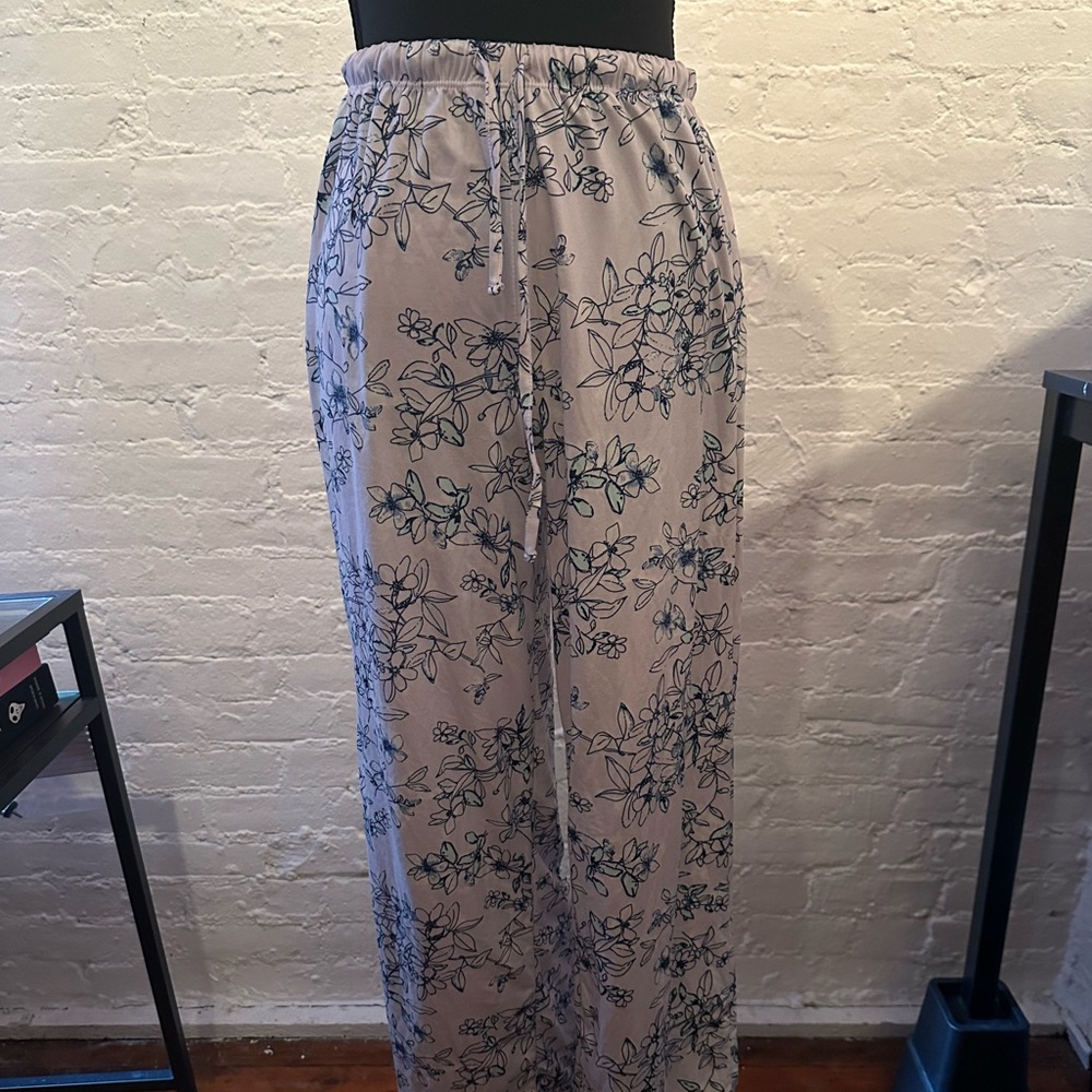 Floral Print Women's Pajama Pants